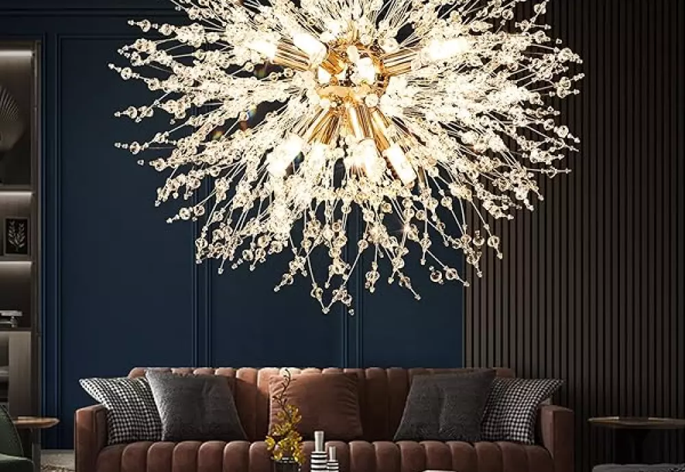 crystal and bronze chandelier